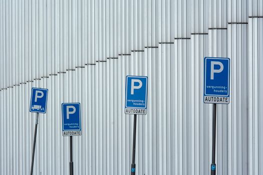Straat met vergunningparkeren in Haarlem voor parkeervergunning noordholland